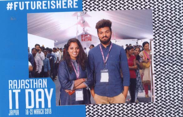 2017-18 Our team @ IT Fest 2018 (Govt of Rajasthan)